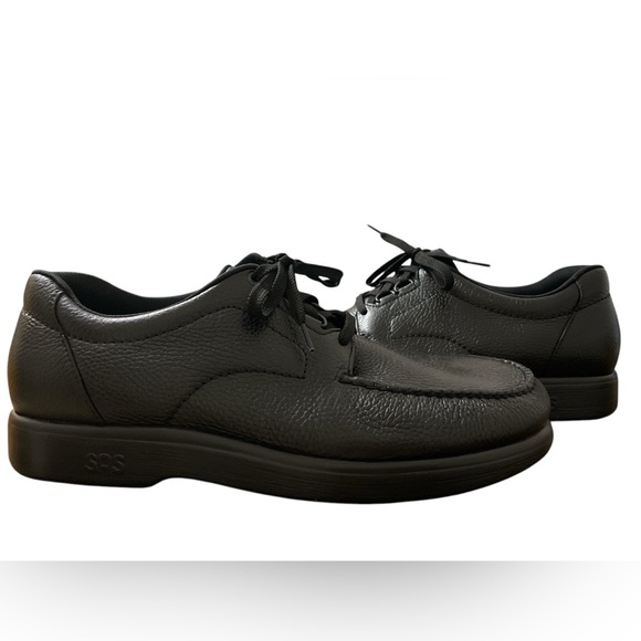 SAS “Bout Time” Black Men's Comfort Shoes - Picture 1 of 7